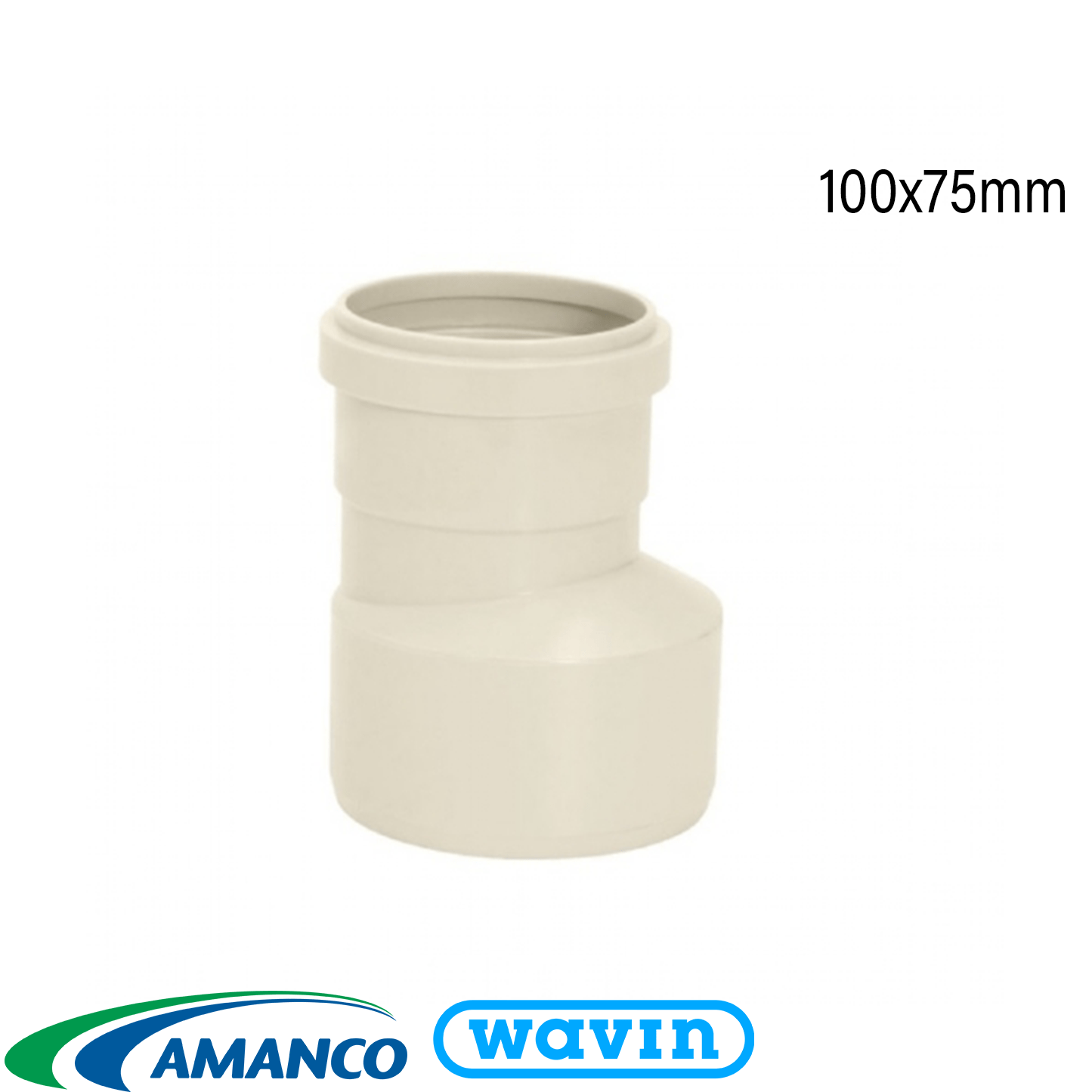 Bucha De Redução Para Esgoto 100x75mm – AMANCO