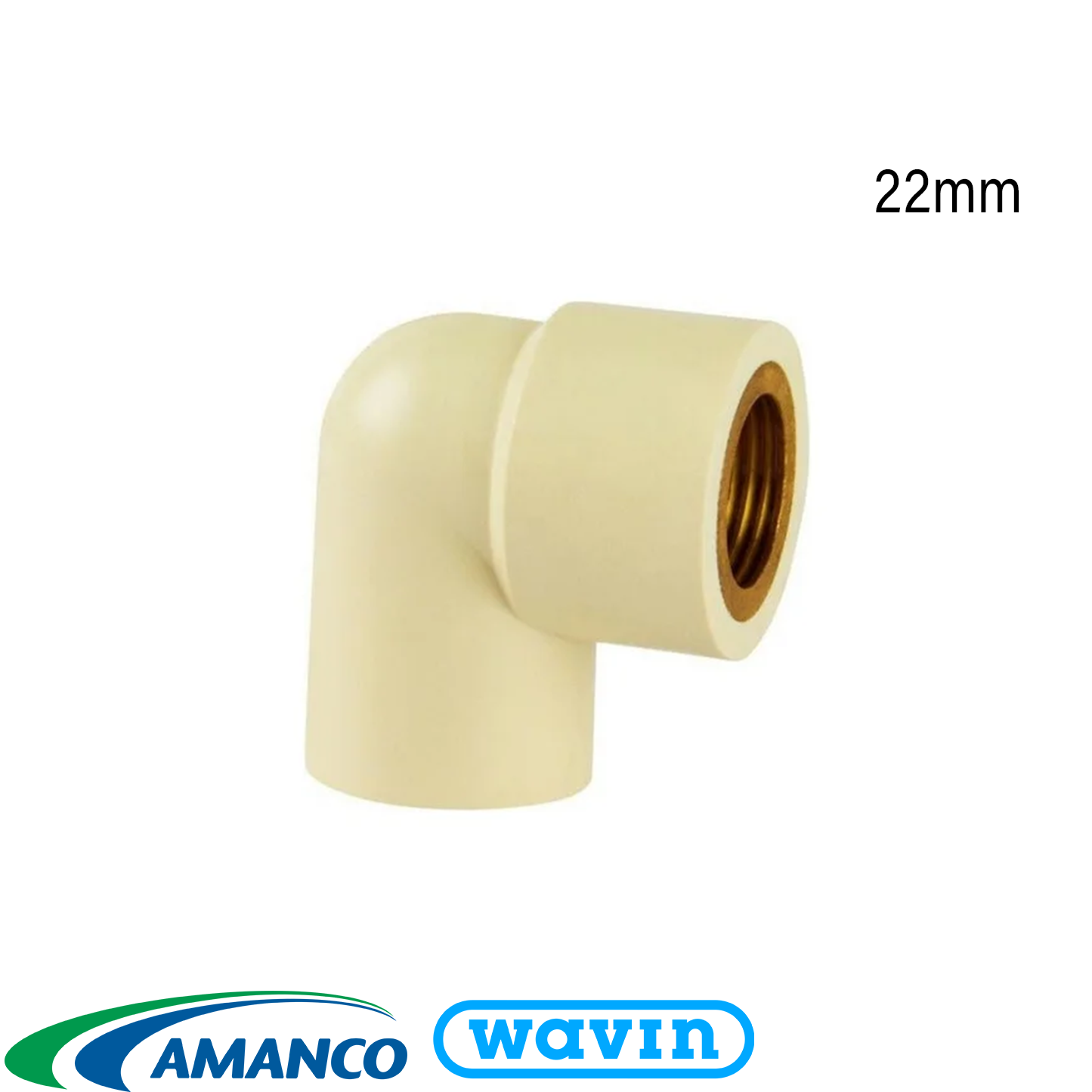 Joelho 90 CPVC Transposição 22mm – AMANCO