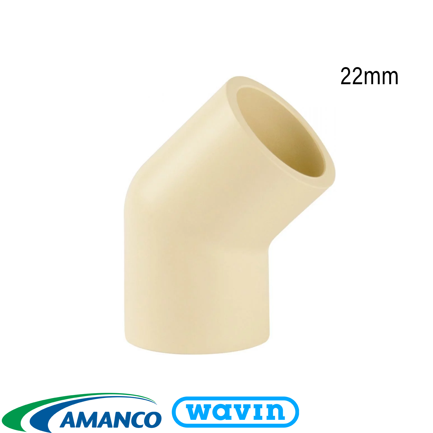 Joelho 45 CPVC 22mm – AMANCO